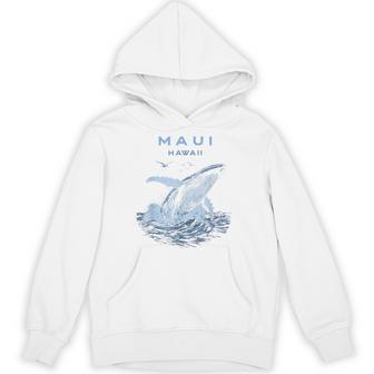 Maui Hawaii Humpback Whale Hoodie | Mazezy