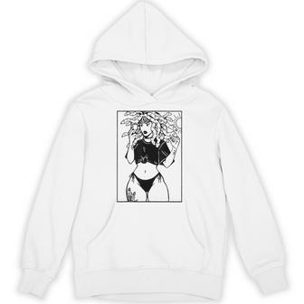 Medusa Hippie Psychedelic Snakes Greek Mythology Hoodie - Thegiftio UK