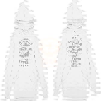 Men's Christian Workout Iron Sharpens Iron Christ Jesus Gym Hoodie - Monsterry