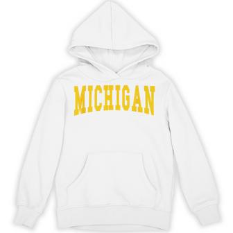Michigan Throwback Classic Hoodie - Thegiftio UK
