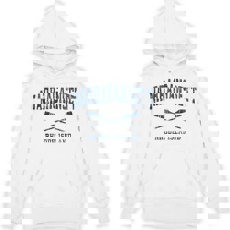 Narragansett Rhode Island Vintage Nautical Paddles Sports Oa Unisex Hoodie | Mazezy