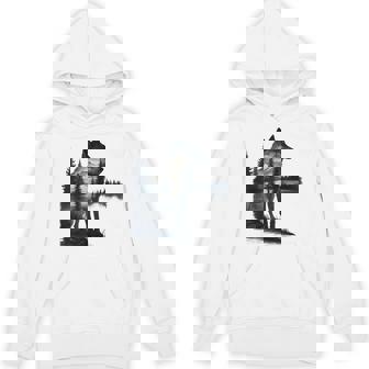 Nature Mountains Adventure Wolf Outdoor Wildlife Forest Hoodie | Mazezy