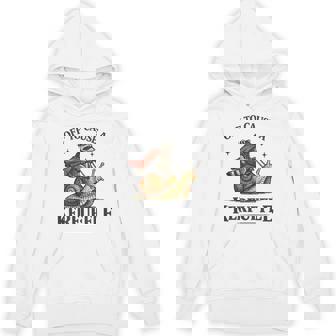 Off To Cause A Kerfuffle Raccoon Riding Snail Hoodie | Seseable FR