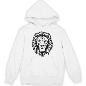 Orange Lion Face Netherlands Holland Hoodie - Thegiftio UK