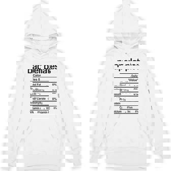 Paper Plates Nutrition Facts Thanksgiving Christmas Unisex Hoodie | Mazezy