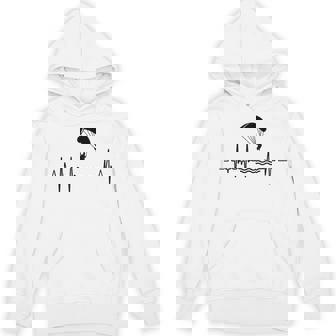 Parasailing Heartbeat Heart Line Tank Top Unisex Hoodie | Mazezy