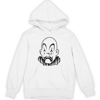 Payaso Chicano Clown Blackwork Minimal Tri-Blend Hoodie - Thegiftio UK