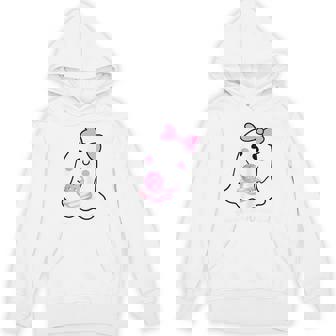 Preppy Pickleball Halloween Pickle-Boo Ghost Pastel Pink Hoodie | Seseable CA