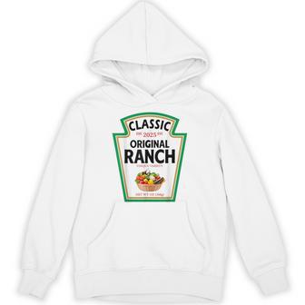 Ranch Sauce Green Salad Dressing Condiment Diy Halloween Hoodie - Thegiftio UK