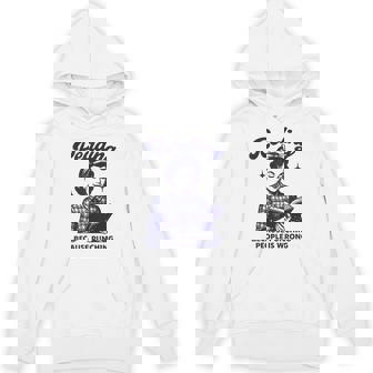 Reading Because Punching People Is Wrong Hoodie - Monsterry