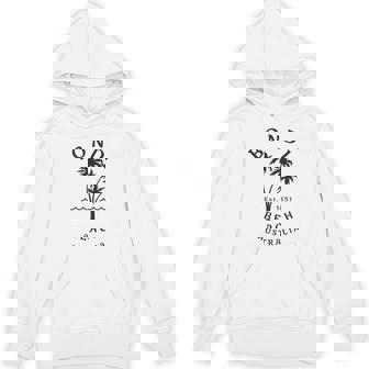 Retro Cool Bondi Beach Australia Vintage Palm Tree Novelty Unisex Hoodie | Mazezy