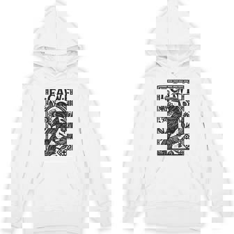 Retro F-Caw-F Black Crow Black Bird Saying Meme Dark Hoodie | Seseable UK