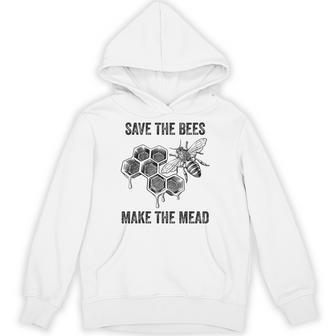 Save The Bees Make The Mead Homebrew Mead Maker Hoodie - Thegiftio UK