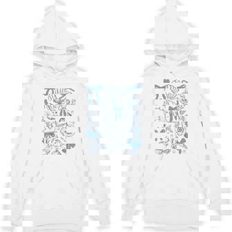 Seashell Starfish Summer Vacation Hawaii Beach Coquette Bow Hoodie - Monsterry