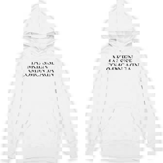 Make Sense Common Again Quote Expression Hoodie | Seseable FR