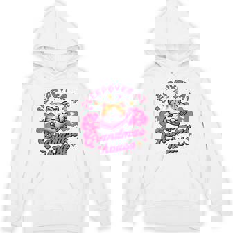 Sleepover At Grandmas House Sleeping Cat Graphic Night Hoodie - Thegiftio