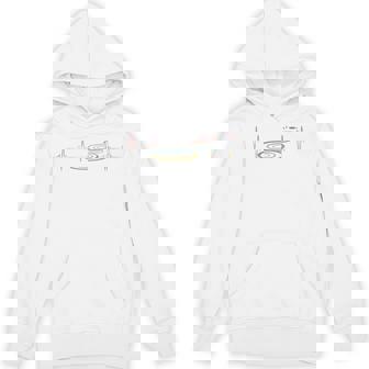 Stone Skipping Heartbeat Retro ECG EKG Raglan Baseball Tee Unisex Hoodie | Mazezy