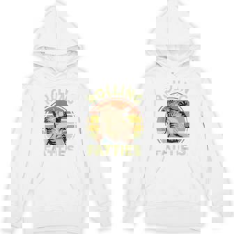 Tabby Cat Rolling Fatties Cat Lover Men Hoodie | Mazezy