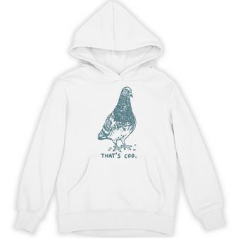 That's Coo Pigeon Punny Pigeon Hoodie - Thegiftio UK