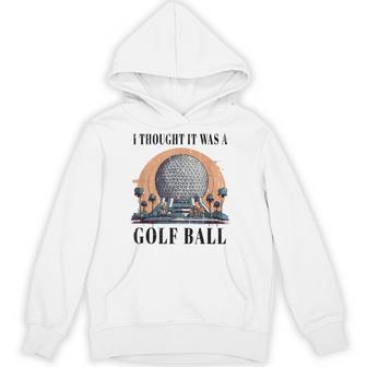 I Thought It Was A Golf Ball Golf Ball Hoodie - Thegiftio UK