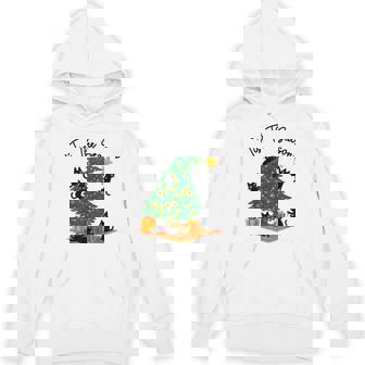 Tis The Season Christmas Tree Cute Black Cat Matching Family Hoodie - Thegiftio
