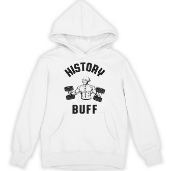 History Buff George Washington Workout Small Grey Hoodie - Thegiftio UK