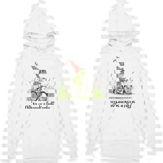 Troublemaker Cottagore Weird Off To Cause A Kerfuffle Frog Hoodie | Mazezy