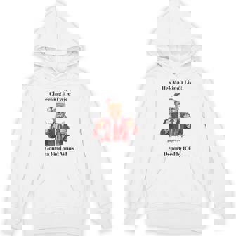 Trump He's Making A List Check It Twice We're Gonna Find Out Hoodie - Monsterry