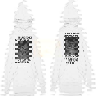 Undiagnosed But Everyone's Pretty Sure Silly Cat Meme Hoodie - Monsterry