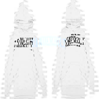 Vanderbilt Mi Vintage Athletic Sports Jsn2 Navy Print Hoodie - Thegiftio