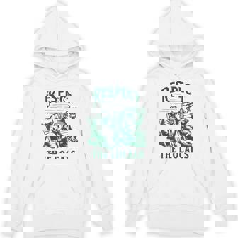 Vintage Florida Respect The Locals Nature Mana Crocodile Hoodie | Seseable UK