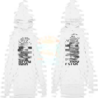 Vintage Pontoon Captain Pontoon Boat Vacation Summer Boating Hoodie - Monsterry