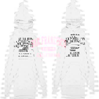 Vintage San Francisco California Souvenir Retro Throwback Hoodie | Mazezy