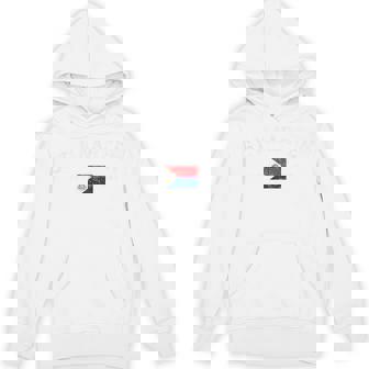 Vintage St Maarten Flag Est 1493 Retro Souvenir Hoodie - Thegiftio