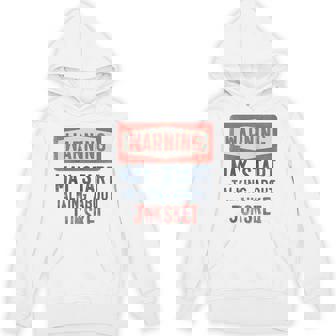 Warning May Start Talking About Jukskei Player Raglan Baseball Tee Unisex Hoodie | Mazezy