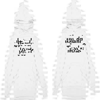 What Would Jesus Do 長袖tシャツ パーカー - Kawaiitshirt