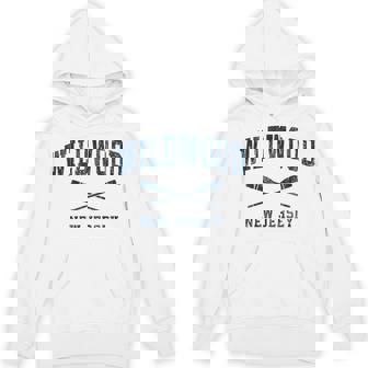 Wildwood New Jersey Vintage Nautical Paddles Sports Oars Unisex Hoodie | Mazezy