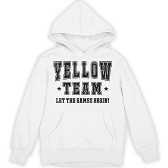 Yellow Team Field Day Spirit Squad Let The Games Begin 2026 Hoodie - Thegiftio UK