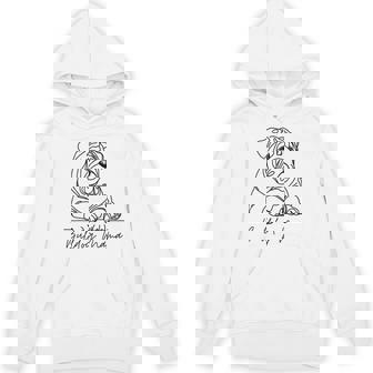 イングリッシュブルドッグ ママ ブルドッグ ママ キュート ラインアート 犬 アーティスティック パーカー - Kawaiitshirt