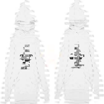 ウェイトリフティング 筋トレ バーベル やる気がないなら家に帰れ 白熊 しろくま パーカー - Kawaiitshirt