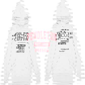 オレゴン州ペンドルトンビンテージスポーツデザインレッドデザイン パーカー - Kawaiitshirt