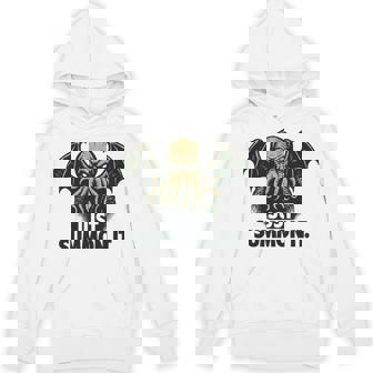 クトゥルフ、ただ召喚するだけ、面白い宇宙ホラークトゥルフカルト。 長袖tシャツ パーカー - Kawaiitshirt