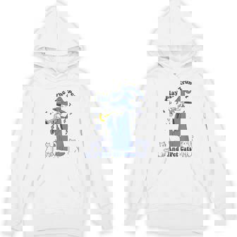 トランペットとペットの猫を弾く パーカー - Kawaiitshirt