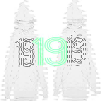 ナンバー19シャツ レトロユニフォーム ヨーロッパスタイル バックプリントジャージ パーカー - Kawaiitshirt