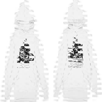 バイク オリジナル作品 タトゥーバイカーv650-Twin Cafe パーカー - Kawaiitshirt