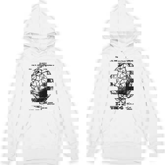 バックミンスター フラー 測地線 特許 科学 工学 数学 パーカー - Kawaiitshirt