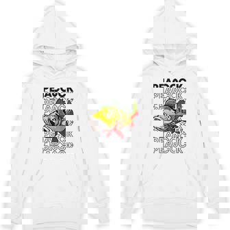 ピーコックバス 80 年代スタイルのモンスターフィッシュキーパー パーカー - Kawaiitshirt