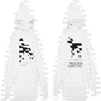 ファラオハウンド ブラック シルエット パーカー - Kawaiitshirt