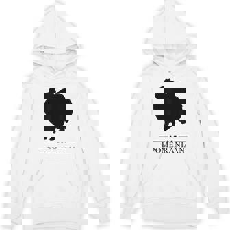 ポメラニアンブラックシルエット パーカー - Kawaiitshirt