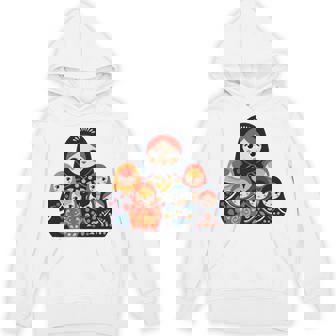 マトリョーシカ ロシア人形 入れ子人形 マトリョーシカ 長袖tシャツ パーカー - Kawaiitshirt
